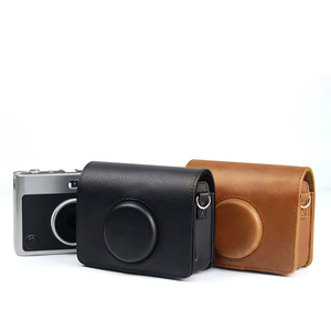 Sac pour <span class=keywords><strong>appareil</strong></span> <span class=keywords><strong>photo</strong></span> numérique Vintage Silver Mini EVO Crossbody PU Storage Case for Instant Camera - Product Image 1
