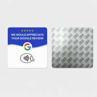 Support de Table en Acrylique NFC avec Technologie RF Haute Fréquence, Stockage 144 bits, Tappez pour Scannez le Code QR