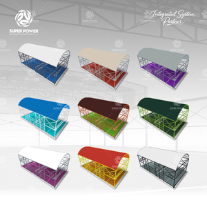 Entrega Rápida, Equipamiento para Pista <span class=keywords><strong>de</strong></span> Pádel, Anticorrosión, Pista <span class=keywords><strong>de</strong></span> Pádel Panorámica para Todo Clima con Techo - Product Image 4