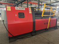Máquina Laminadora de Placas de Acero CNC de Alta Resistencia CNCColgar W12 20x2500mm, Hidráulica de 4 Rodillos, para Conformado de Metal