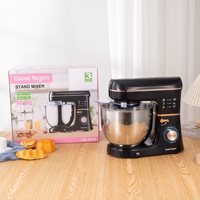 Petit mélangeur sur socle domestique Machine de chef pour pétrir la pâte et la crème à fouetter Mélangeur de pâte électrique Matériau métallique Vente en gros