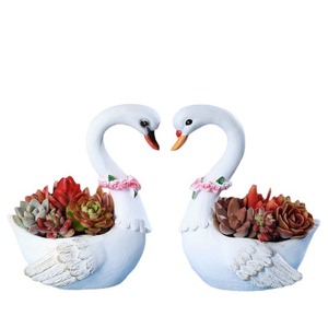 Set De 2 Señuelos De Cisne Realistas 3D Para Estanque Y Jardín – Decoración Flotante O De Tierra (XPE, 36cm)