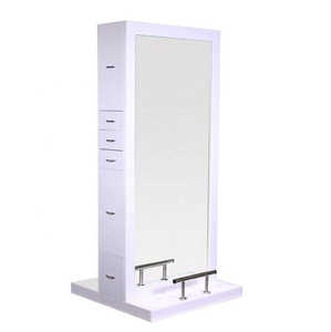 Salone di bellezza mobili professionali per il <span class=keywords><strong>trucco</strong></span> illuminato stazione di barbiere stazione specchio - Product Image 6