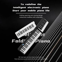 Instrument de musique chinois 88 claviers Piano pliant Piano numérique professionnel intelligent Piano pliant redéfinissant Portable