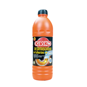 Kiriko 1L Déboucheur de tuyaux en poudre Déboucheur de drains pour cuisine salle de bain Nettoyant de drains efficace Solution de nettoyage de drains Fabriqué en Espagne - Product Image 1