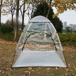 Tente bulle transparente imperméable en PVC, pliable, pour extérieur, effet ciel étoilé - Product Image 1
