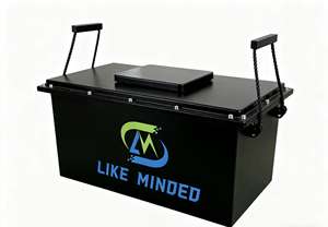 LIKE MINDED LiFePO4 24V 200Ah Semi-<span class=keywords><strong>Solid</strong></span>-<span class=keywords><strong>State</strong></span>-Lithium batterie 8-Zellen-Maximallast 3000 Zyklen 100A BMS 0-55C Betriebs temperatur für - Product Image 2