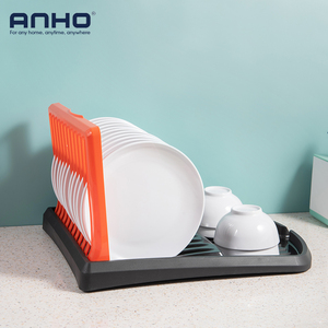 <span class=keywords><strong>Escurridor</strong></span> <span class=keywords><strong>de</strong></span> <span class=keywords><strong>platos</strong></span> compacto, bandeja <span class=keywords><strong>de</strong></span> plástico para encimera <span class=keywords><strong>de</strong></span> cocina, venta al por mayor - Product Image 6