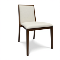 Chaise de banquet de mariage à dossier haut, créative, de luxe léger, en PVC, avec coussin souple, pour hôtel, restaurant, marque Silver Horse