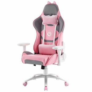 Superventas Rosa giratorio encantador Led corazón Gaming Silla Chaise <span class=keywords><strong>Gamer</strong></span> Rgb iluminación funcional <span class=keywords><strong>Gamer</strong></span> Pc silla con masaje - Product Image 6