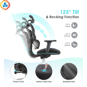 Modern China Executive Boss <b>Chairs</b> Swivel High <b>Back</b> Comfortable Mesh Ergonomic Office <b>Chair</b> with Lumbar <b>Support</b> for Living Room - Product Image 4