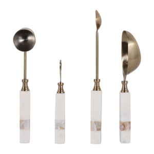 Juego de herramientas de bar para cócteles con mangos de mármol, kit de barman para el hogar, accesorios modernos para entretenimiento. - Product Image 5