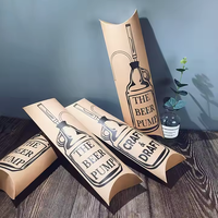 Petite boîte à oreiller en carton kraft recyclable écologique personnalisée finition mate revêtement UV marque TELILONG Guangdong logo personnalisé