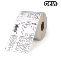 ملصقات حرارية للشحن مقاس 100×150 ملم خالية من مادة BPA، ملصقات عناوين 4×6 بوصة، مستلزمات طابعات الملصقات الحرارية المباشرة