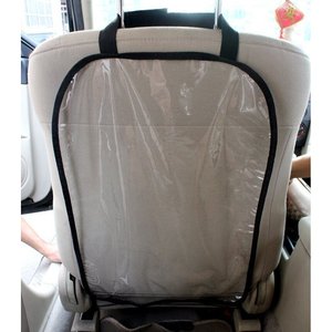 Tapis anti-coup de pied transparent en PVC pour dossier de siège de voiture, 62x42cm, imperméable, pour la protection des enfants - Product Image 1