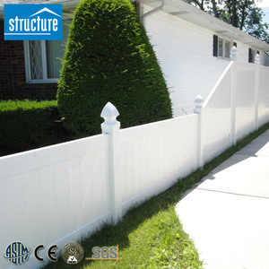 Panneau de clôture en PVC pour jardin extérieur, moderne, écologique, résistant aux UV, 6 pieds, en plastique, pour la protection de la vie privée - Product Image 4