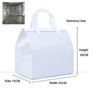 Bolsa Térmica Aislada Personalizada al por Mayor para Comida Caliente y Fría, Desechable, Reutilizable con Asa para Restaurante - Product Image 1