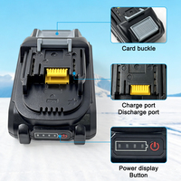 Batterie d'outillage électrique sans fil rechargeable en gros pour Makita 18V 5Ah 6Ah BL1850B BL1860B, batterie Li-ion pour perceuse