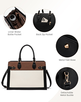 Sac fourre-tout pour ordinateur portable LOVEVOOK 15,6 pouces, sac de travail de bureau, mallette professionnelle, sac à main pour ordinateur, sac à bandoulière en cuir PU pour femmes