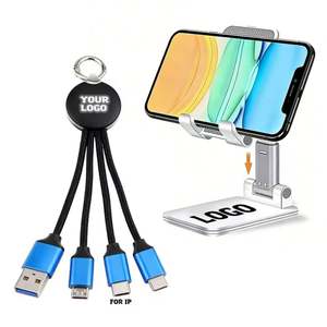 Nuevo Cable Cargador USB Multifuncional Universal Portátil 3 en 1 para Múltiples Dispositivos - Product Image 1