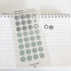 de Journal de planificateur d'onglet de diviseur fonctionnel transparent mat personnalisé imprimable en gros - Product Image 3