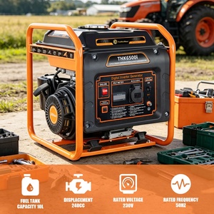 Générateur portable à cadre ouvert à fréquence variable 4,5 kVA 4,2 kW, moteur monocylindre 4 temps, 60 Hz, démarrage électrique par lanceur, 4200 W AC - Product Image 6