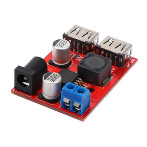 ตัวแปลงไฟดีซี ดีซี 9V 36V เป็น 5V แบบสเต็ปดาวน์ พร้อมพอร์ต USB คู่ 3A สำหรับติดตั้งบนรถยนต์หรือแผงโซลาร์เซลล์ - Product Image 1