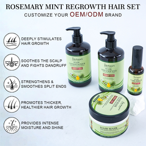 Set per la Crescita dei Capelli più Spessi e Sani - <span class=keywords><strong>Shampoo</strong></span> Rivitalizzante con Estratto di Rosmarino, Menta e Arancia - <span class=keywords><strong>Shampoo</strong></span> Riparatore all'Olio di Karité per Donne e Uomini - Product Image 4