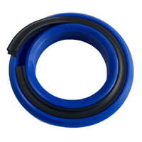 Joint hydraulique ZHIDE US MPS étanchéité renforcée U CUP U + S avec joint torique X anneau PU + NBR 50X60X12 70x80x7