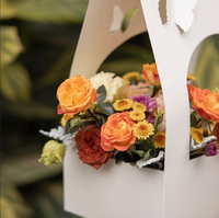 Vente en gros Boîte à gâteau surprise en fleur Boîte à gâteau en papier