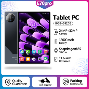 2025 nhà sản xuất cung cấp trực tiếp bộ nhớ 11.6 inch 16GB Rom 512GB máy tính bảng giá thấp trên Internet - Product Image 6