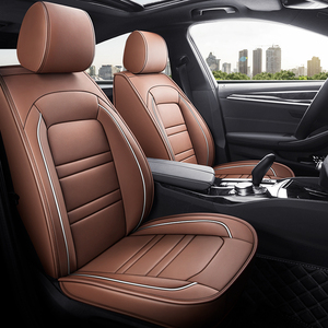 Luxury 10pcs PVC PU Leather Full Set New Style Washable and Water Proof Protection Pad Universal Car <strong>Seat</strong> <strong>Cover</strong> - Product Image 2