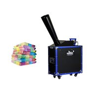 Machine bleue de soufflage de confettis de papier de co2 de valise de vol avec DMX.