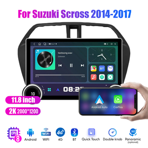 Autoradio 11.8 pouces pour <span class=keywords><strong>Suzuki</strong></span> S-cross 2014-2017 DIAMOND 2K QLED écran 2Din Android voiture stéréo lecteur DVD Carplay DSP - Product Image 3