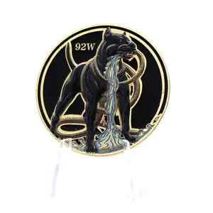 Unique Design Custom Metal Zinc Alloy Souvenir Full Size Color Change 3d Uv Printing Challenge Coin