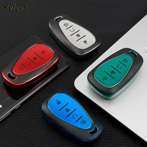 Funda de cuero suave para llave de coche, Protector remoto de alta <span class=keywords><strong>calidad</strong></span>, Tpu, para Chevrolet, Chevy, Camaro, Cruze, Malibu, Sonic - Product Image 1