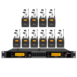 Professional Multiple Bodypack 2 Channel In Ear Monitor Wireless In Ear Monitor System For Stage Studio Sr 2050