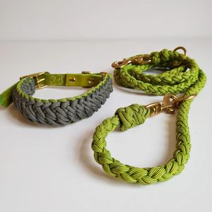 Collar personalizado de lujo con diseño personalizado, cadena LED para perros, arnés resistente para mascotas, paracord, macramé, Collar para perros, chaleco, conjunto de arnés - Product Image 3