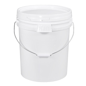 Cubo Redondo de Plástico para Almacenamiento de Agua de Grado Alimenticio, 50L, con Tapa, Contenedor de Transporte Vacío y Duradero, Embalaje General - Product Image 1