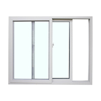 AS2047 CE NFRC AS2047 TOMA Aluminiumfenster, Schiebefenster für Häuser Standard Doppelverglasung Europäischer Edelstahl Horizontal Modern