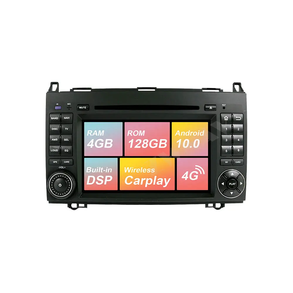 Android 10 araba multimedya DVD OYNATICI Mercedes BENZ için W211 GPS navigasyon WiFi otomobil radyosu ses müzik Stereo kafa birimi GPS araç