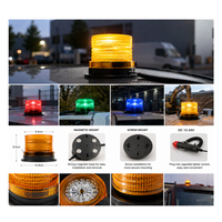 Großhandel: Wasserdichte, magnetische LED-Prismenblitzleuchte aus Kunststoff mit hoher Intensität, bernsteinfarben, für Autos, LKWs und Fahrzeuge