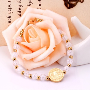 Bracelet élégant à perles plaqué or pour femme – Bijou tendance à prix abordable - Product Image 4