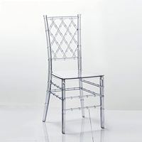 Chaises de salle à manger transparentes fabriquées en Chine pour événements de mariage, chaises de banquet pour hôtels