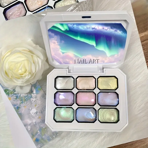 9 สีออโรร่าเพิร์ล เจลทาเล็บแบบใหม่ยอดนิยม เจลกึ่งถาวรสำหรับตกแต่งเล็บ ล้างออกได้ด้วยน้ำยาล้างเล็บ ใช้กับยูวีและแอลอีดี เหมาะสำหรับเป็นของขวัญ ร้านทำเล็บ D - Product Image 3