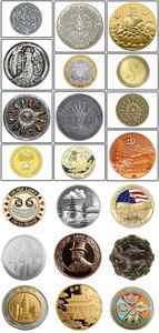 Golf Tennis Rugby Club de béisbol Monedas conmemorativas rusas <span class=keywords><strong>1922</strong></span> Colección de manualidades de dólares de plata - Product Image 3