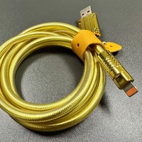 Cable de Carga Rápida Trenzado de Metal Resistente al Por Mayor para iPhone, Tipo-C, Micro USB y Android