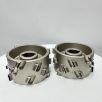 Fresa de diamante PCD de 18 dientes y 125*65*30mm, herramienta de pre-fresado de gran diámetro para máquinas automáticas de canteado MEC