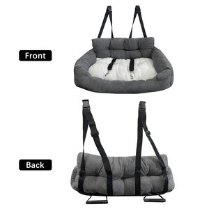 Tempat tidur anjing, dapat dilepas dan dicuci lembut kursi belakang tempat tidur penyimpanan tali hewan peliharaan mobil perjalanan tempat tidur - Product Image 4