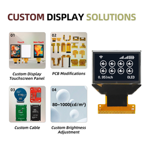 0,95 Inci GME9664-01 Putih 	 SH1106 	 96*64  8-bit8080,8-bit6800  4/<span class=keywords><strong>3</strong></span>-wire SPl   26-pin Sumber Solder Pabrik - Product Image 2